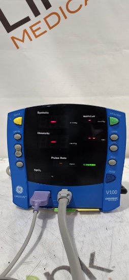 GE Healthcare Dinamap V100 - NIBP, SpO2 Vital Signs Monitor - 441569
