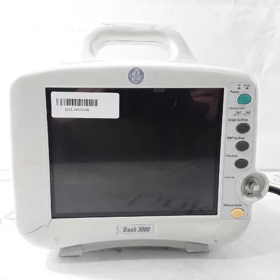 GE Healthcare Dash 3000 - GE/Nellcor SpO2 Patient Monitor - 311417