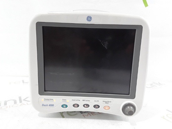 GE Healthcare Dash 4000 - GE/Nellcor SpO2 Patient Monitor - 322975