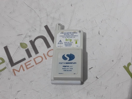 Baxter Sigma Spectrum 35162 Wireless B/G Battery - 440519