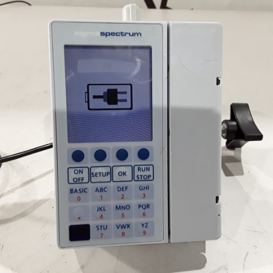 Baxter Sigma Spectrum with B/G Battery Infusion Pump - 413298