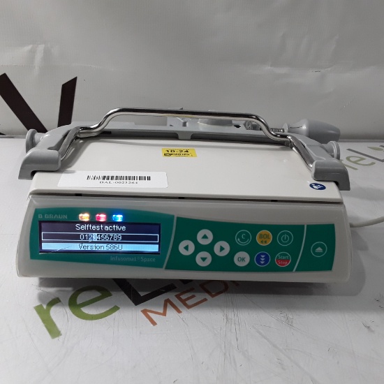 B. Braun Infusomat Space w/Pole Clamp Infusion Pump - 435238