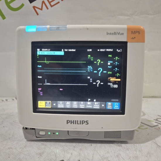 Philips Intellivue MP5 - ECG, Fast SpO2, NIBP Patient Monitor - 452483