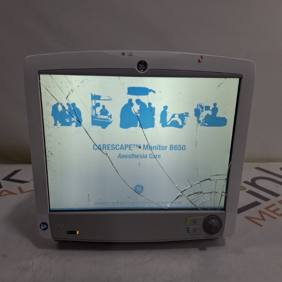 GE Healthcare Carescape B650 Anesthesia Care Patient Monitor - 491702
