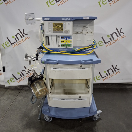 Draeger Medical Fabius GS Anesthesia Machine - 465624