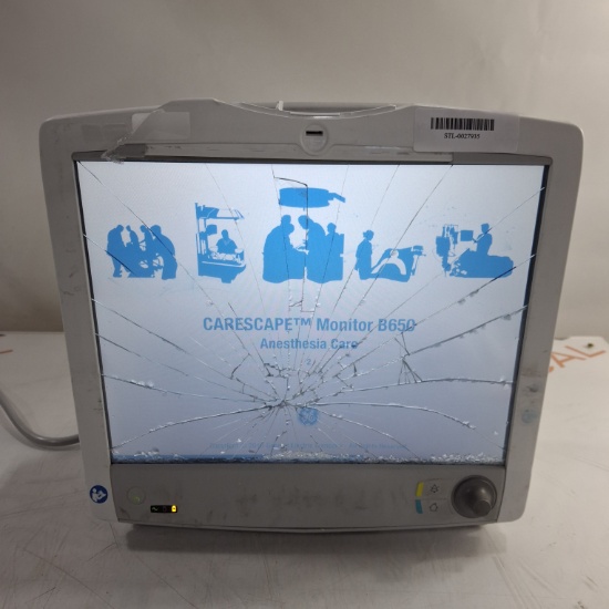 GE Healthcare Carescape B650 Anesthesia Care Patient Monitor - 489779