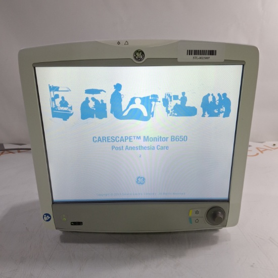 GE Healthcare Carescape B650 Post Anesthesia Care Patient Monitor