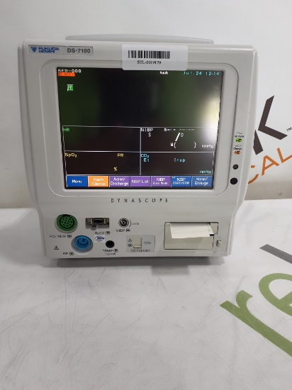 Fukuda Denshi Dynascope DS-7100 Patient Monitor - 433051