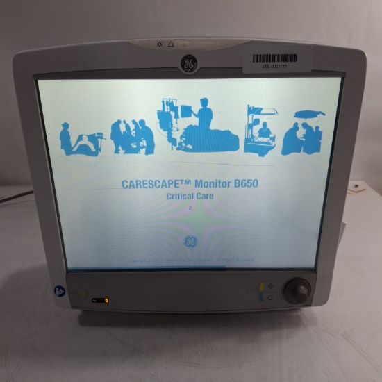 GE Healthcare Carescape B650 Critical Care Patient Monitor - 474860