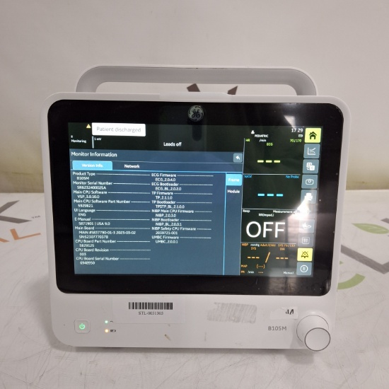 GE Healthcare B105M Patient Monitor - 514144