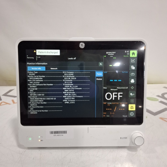 GE Healthcare B125M Patient Monitor - 514242