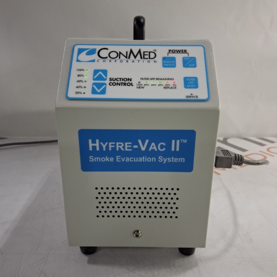 ConMed Hyfre-VAC II Smoke Evacuator - 467308