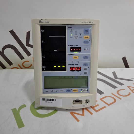 Datascope Accutorr Plus Vital Signs Monitor - 476374