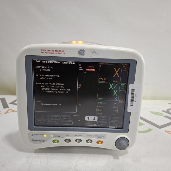 GE Healthcare Dash 4000 - GE/Nellcor SpO2 Patient Monitor - 490853