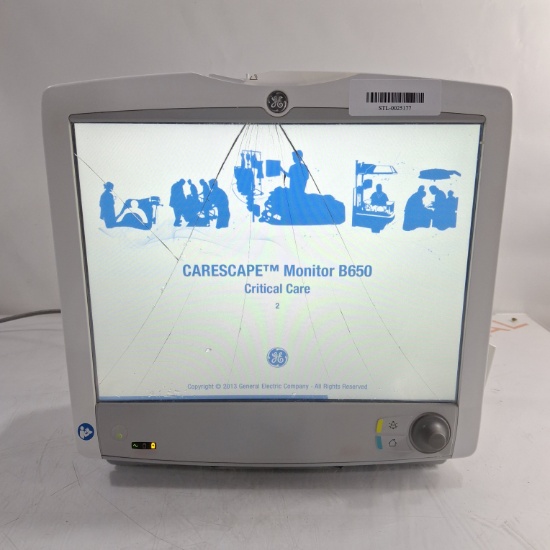 GE Healthcare Carescape B650 Critical Care Patient Monitor - 474890