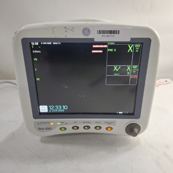 GE Healthcare Dash 4000 - GE/Nellcor SpO2 Patient Monitor - 486021