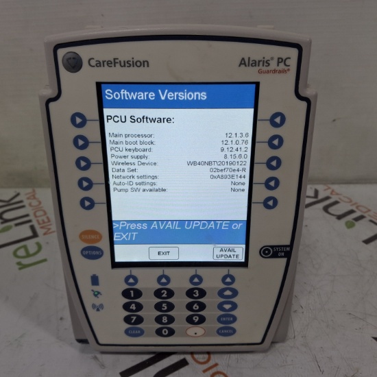 CareFusion Alaris 8015 Large Screen POC Infusion Pump - 444621