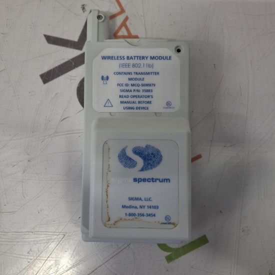 Baxter Sigma Spectrum 35083 B/G Battery - 470140