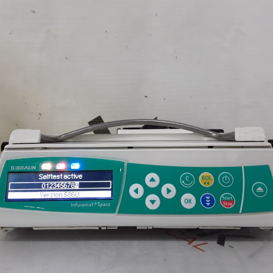 B. Braun Infusomat Space w/Pole Clamp Infusion Pump - 418687