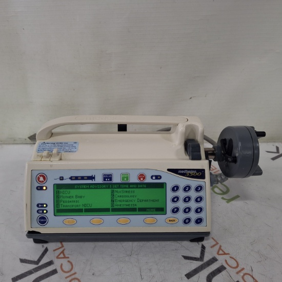 Smiths Medical Medfusion 3500 Syringe Infusion Pump - 449319