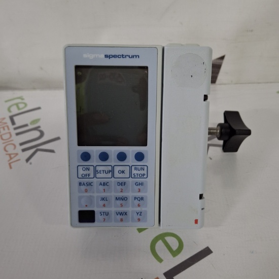 Baxter Sigma Spectrum w/Non Wireless or No Battery Infusion Pump - 501380