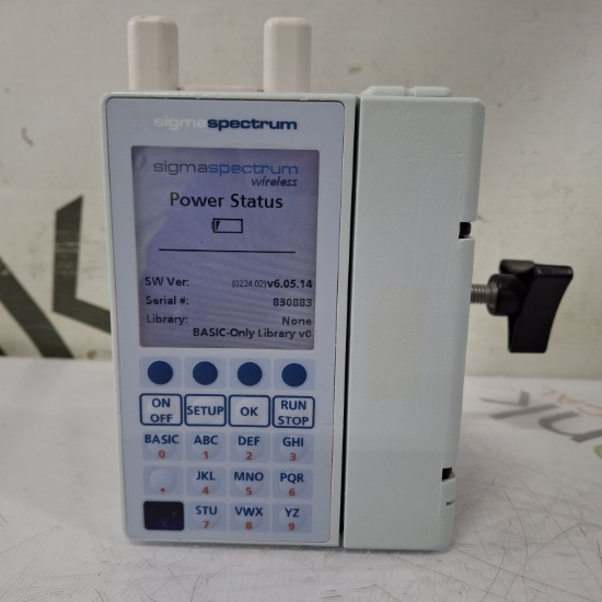 Baxter Sigma Spectrum 6.05.14 with A/B/G/N Battery Infusion Pump - 507640