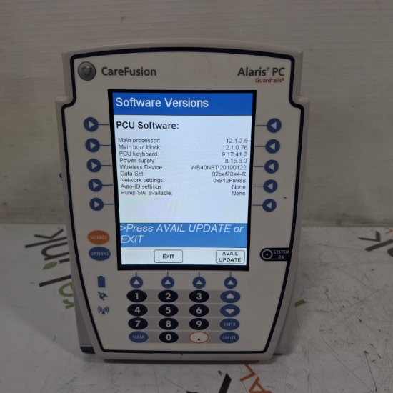 CareFusion Alaris 8015 Large Screen POC Infusion Pump - 444615