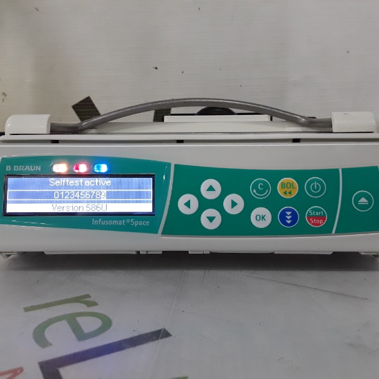 B. Braun Infusomat Space w/Pole Clamp Infusion Pump - 418742
