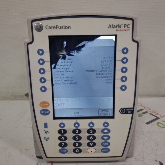 CareFusion Alaris 8015 Large Screen POC Infusion Pump - 444924