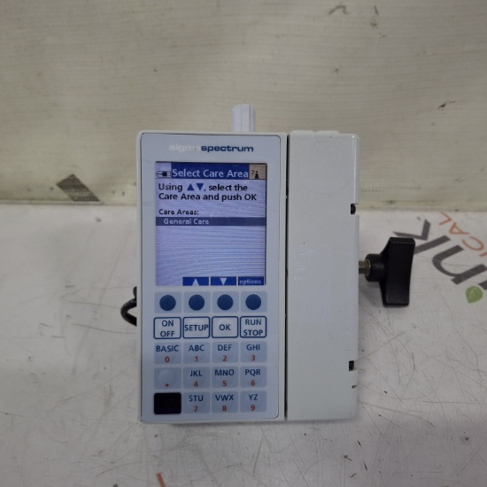 Baxter Sigma Spectrum 6.05.15 with B/G Battery Infusion Pump - 474518
