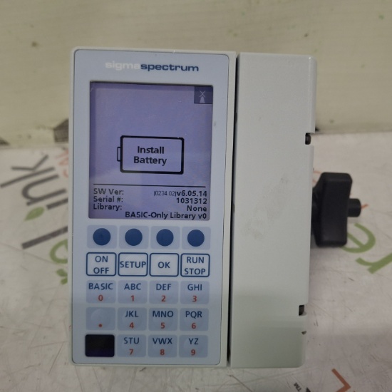 Baxter Sigma Spectrum 6.05.14 without Battery Infusion Pump - 504208