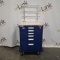 Blue Bell Bio-Medical Anesthesia Cart - Blue Cart - 513636