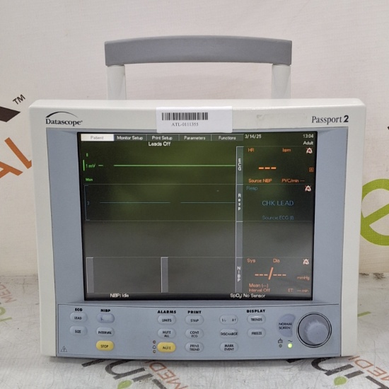 Datascope Passport 2 Patient Monitor - 512315
