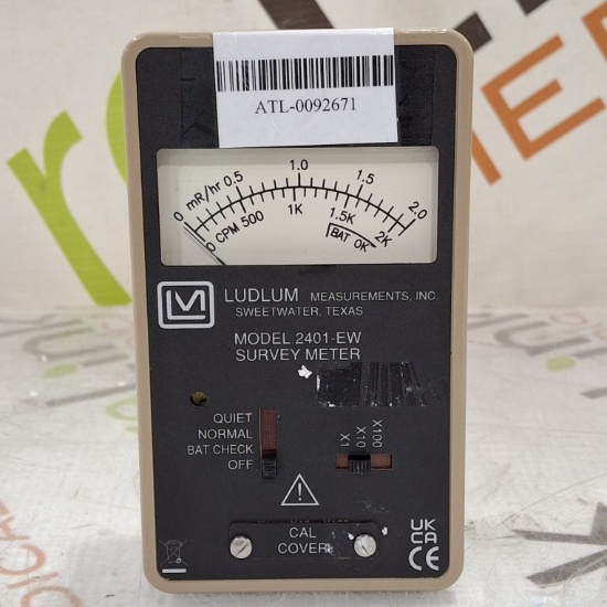 Ludlum Measurements Model 2401-EW Survey Meter - 492352