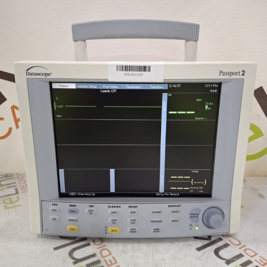 Datascope Passport 2 Patient Monitor - 512309