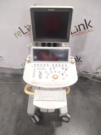 Philips IE33 A-E Cart Ultrasound - 003617