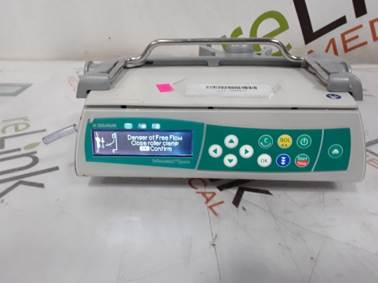 B. Braun Infusomat Space w/Pole Clamp Infusion Pump - 435847