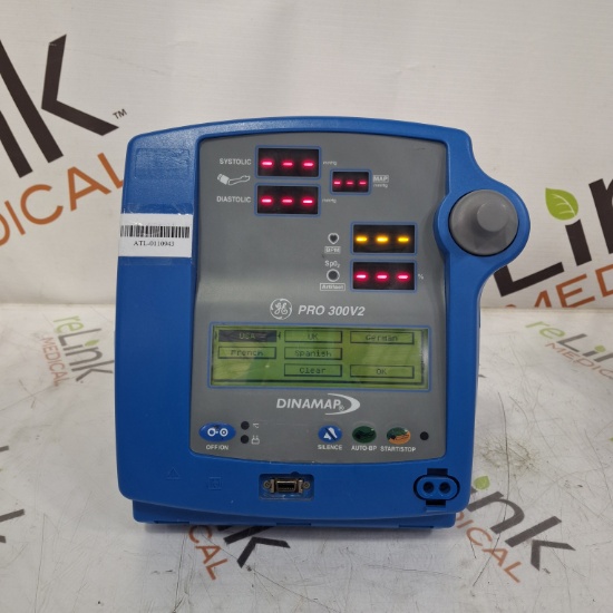 GE Healthcare Dinamap Pro 300V2 Vital Signs Monitor - 520400