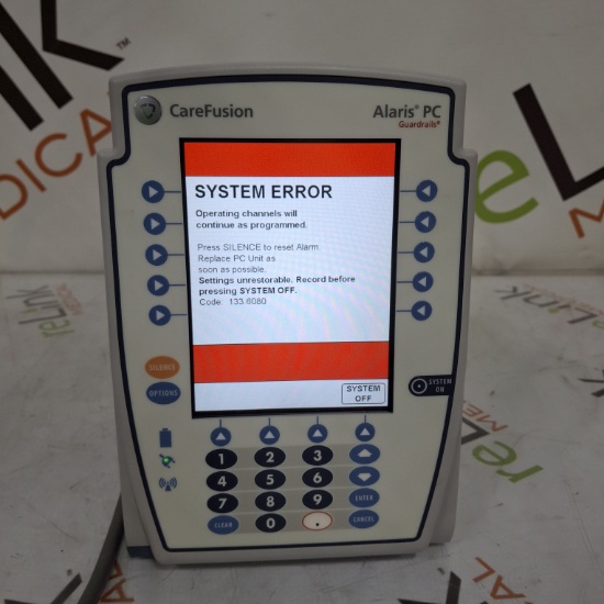 CareFusion Alaris 8015 Large Screen POC Infusion Pump - 450185