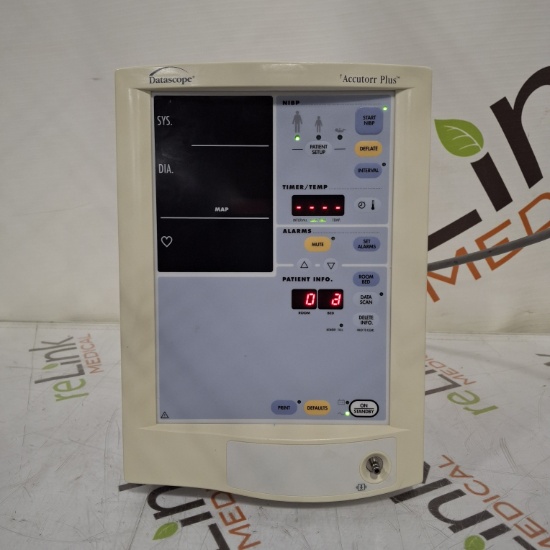 Datascope Accutorr Plus Vital Signs Monitor - 478461