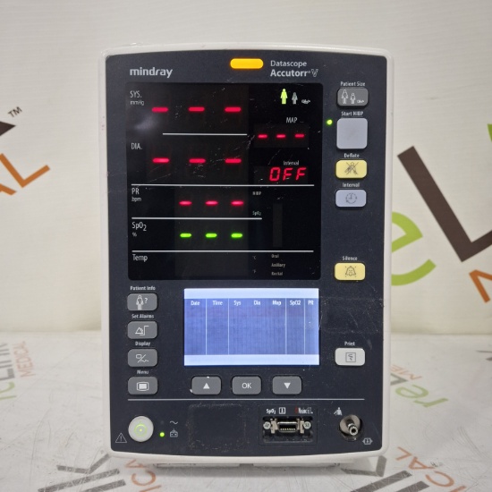 Mindray Datascope Accutorr V Vital Signs Monitor - 493999