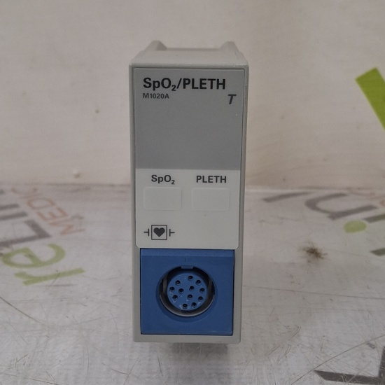 Hewlett Packard M1020A SpO2/PLETH Single Parameter Module - 512728