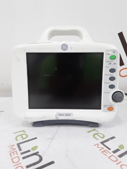 GE Healthcare Dash 3000 - GE/Nellcor SpO2 Patient Monitor - 405564