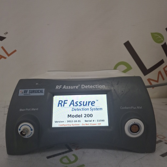 RF Surgical Systems Inc. RF Assure 200X Detection System Console - 506531