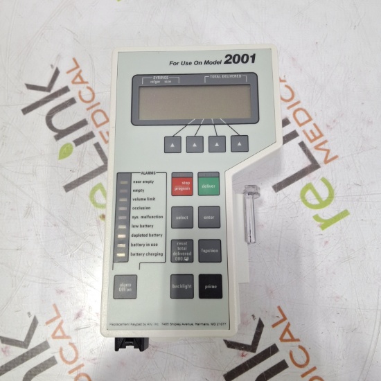 Smiths Medical Medfusion 2001 Syringe Infusion Pump - 458949