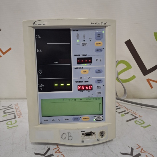 Datascope Accutorr Plus Vital Signs Monitor - 479671