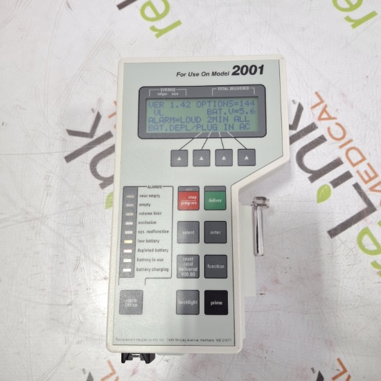 Smiths Medical Medfusion 2001 Syringe Infusion Pump - 458975