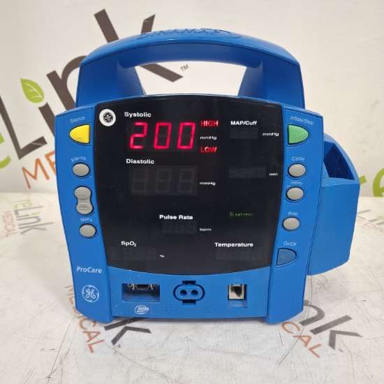 GE Healthcare Dinamap ProCare 420 Vital Signs Monitor - 510277