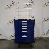 Blue Bell Bio-Medical Anesthesia Cart - Blue Cart - 513579