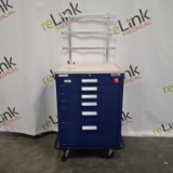 Blue Bell Bio-Medical Anesthesia Cart - Blue Cart - 513636